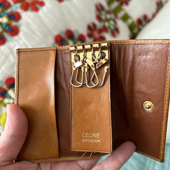 CELINE Vintage Macadam Key Holder - Picture 6 of 6